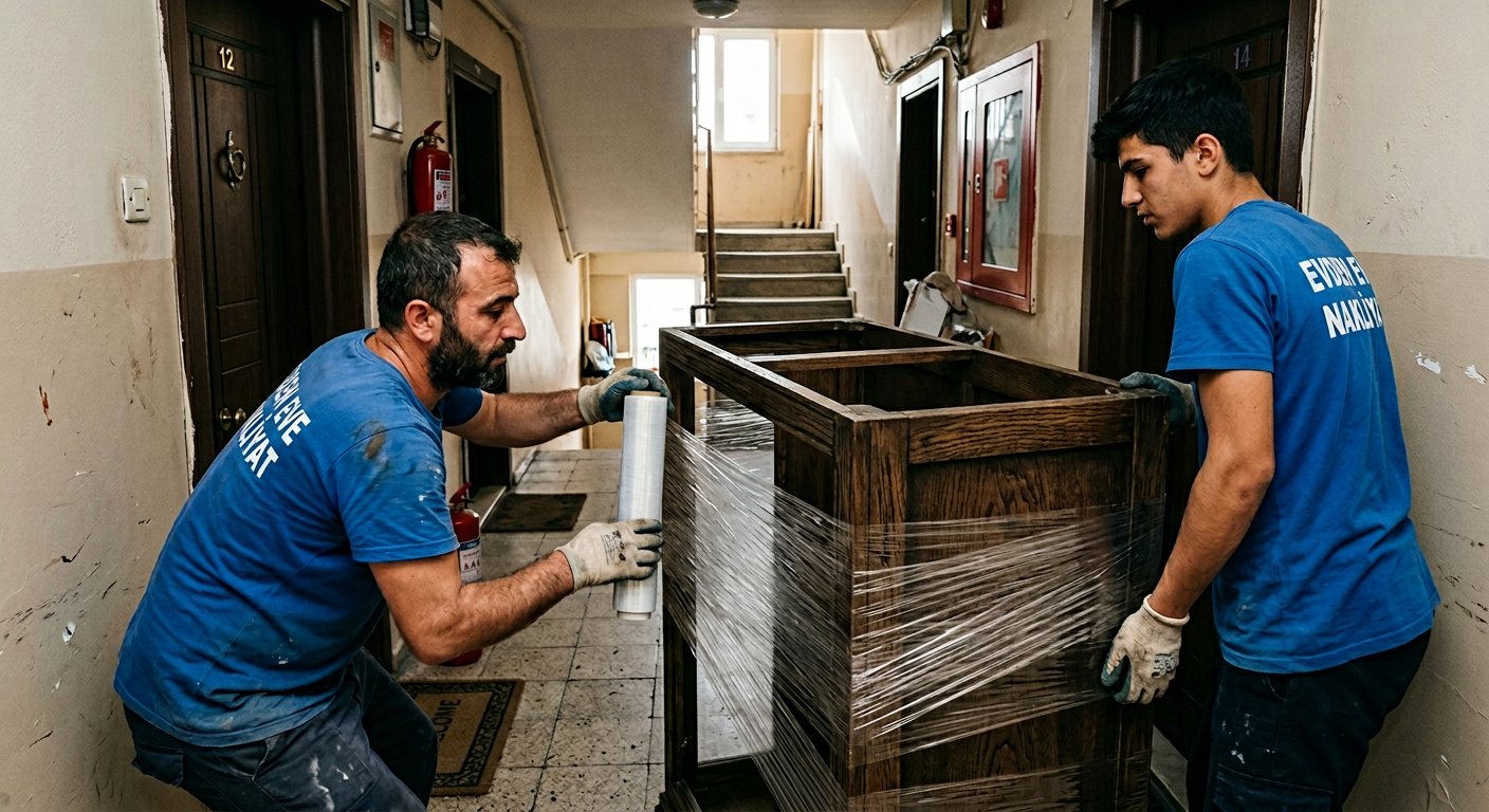 Agir ahsap konsolun ekipli kaldirilmasi - Nakliyat iletişim