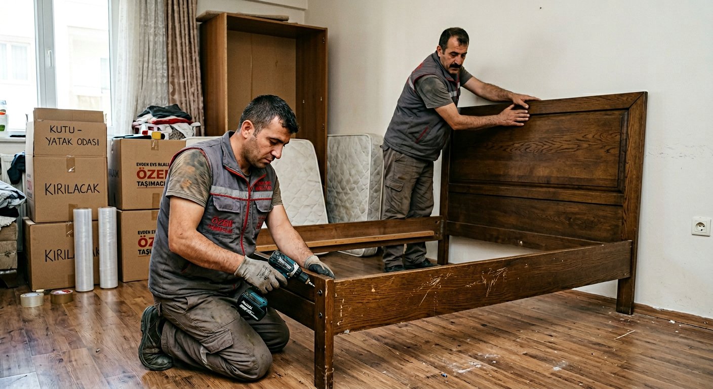 Ahsap yatak bazasi sokum calismasi - Mobilya Sökme ve Kurma